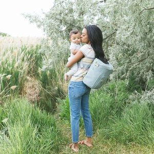 Fawn Design Dusty Blue Backpack Diaper Bag